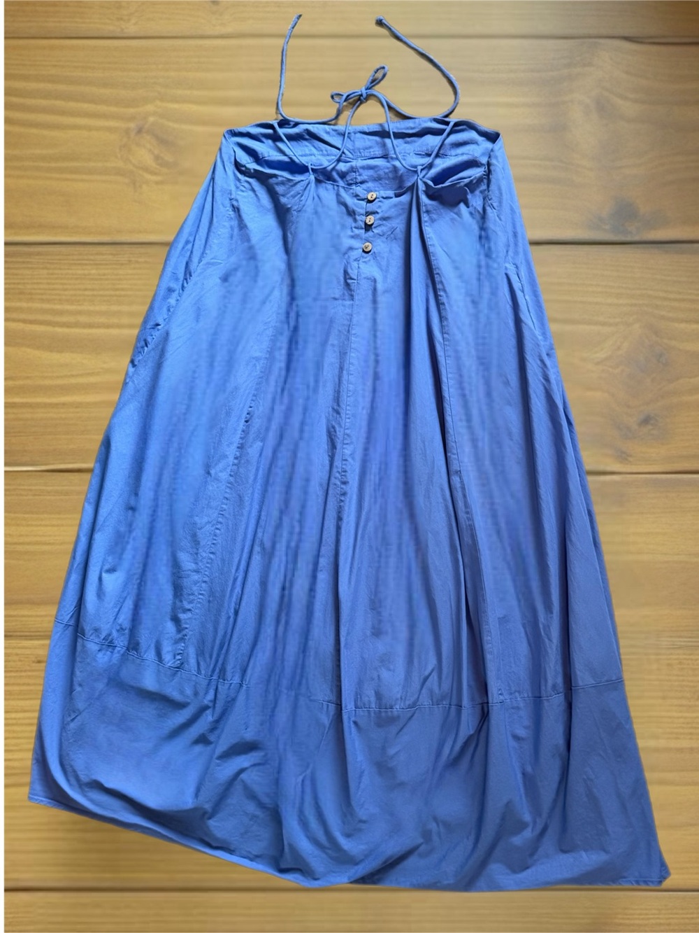 Free People Periwinkle Blue Spaghetti-Strap Maxi Dress - Picture 4 of 11